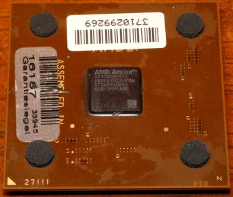 AMD Athlon 1700+ CPU (K7 Palomino) (AX1700DMT3C AGKGA0139UPBW) 1467 MHz, Socket A (Socket 462) Malaysia 1999